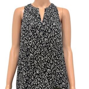 Joie XXS sleeveless notched silk blouse top shell TS 2478
